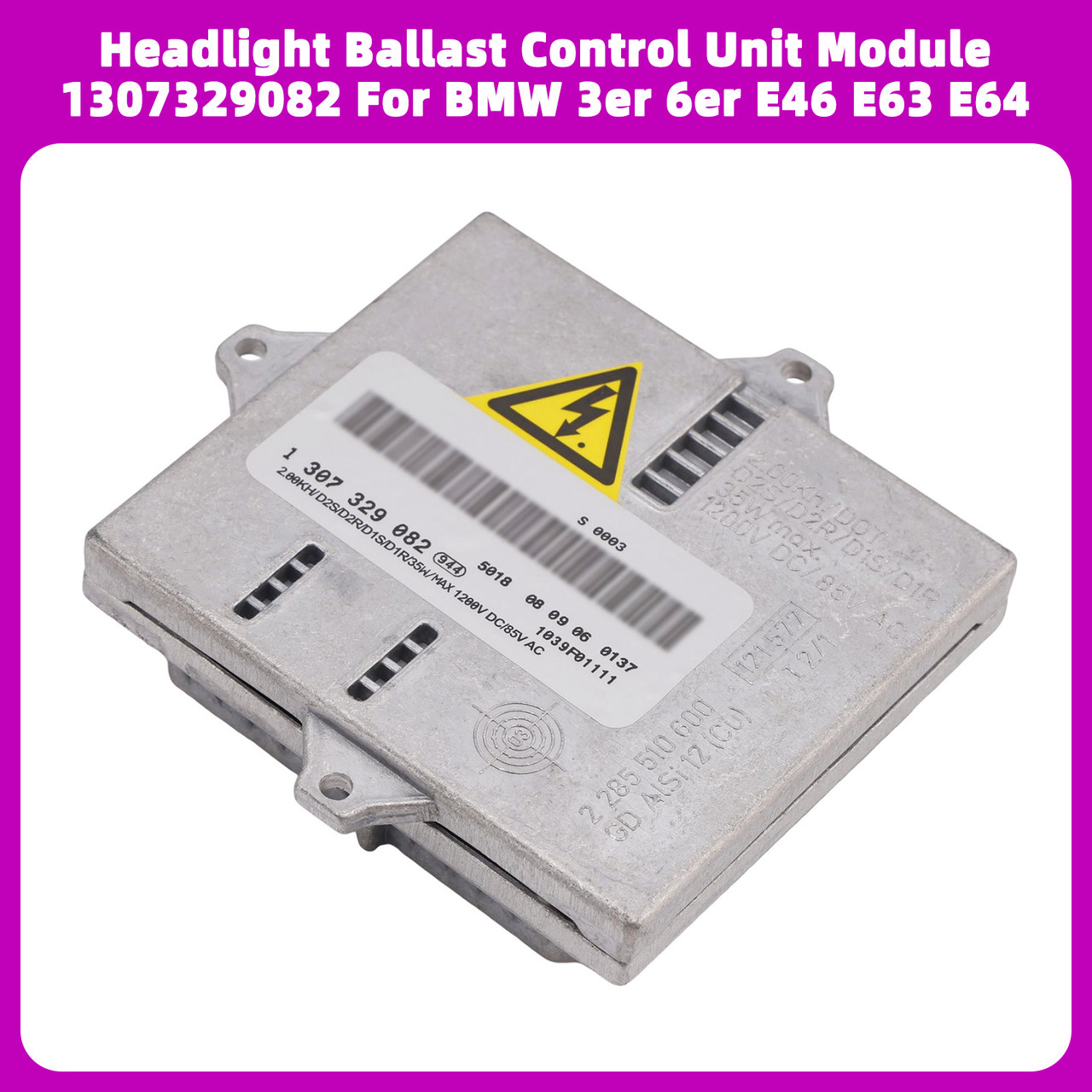 Headlight Ballast Control Unit Module 1307329082 For BMW 3er 6er E46 E63 E64