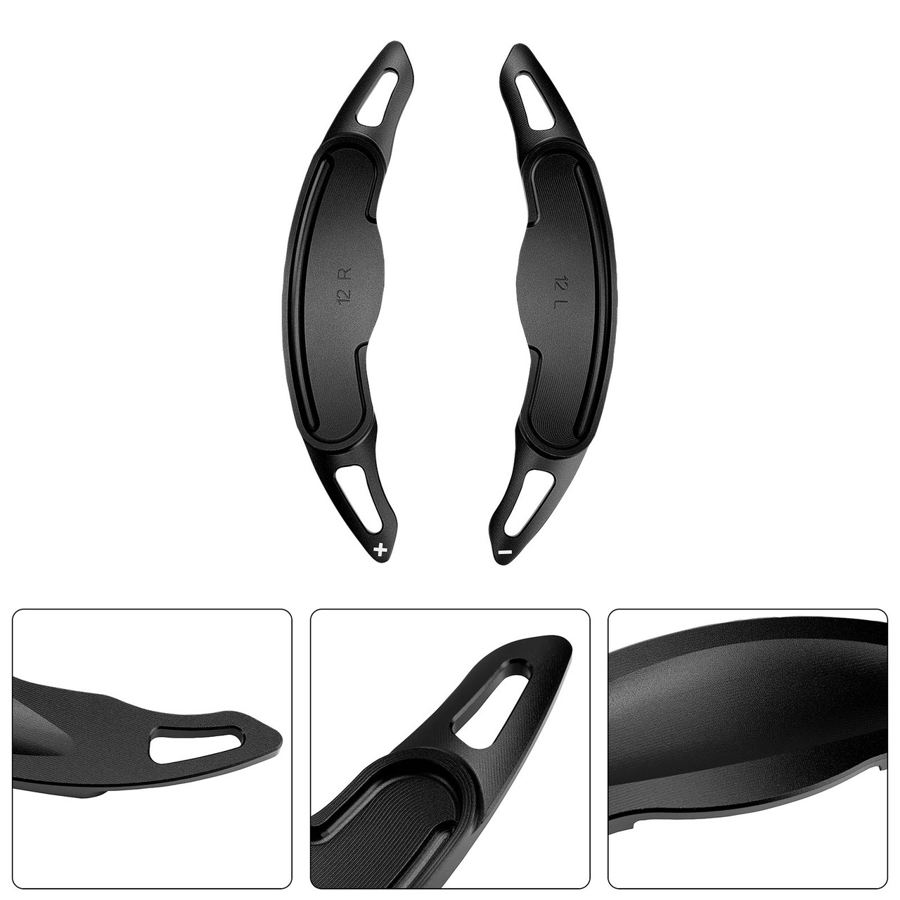Steering Wheel Paddle Shifter For Mini F54 F55 F56 F57 Aluminium Black