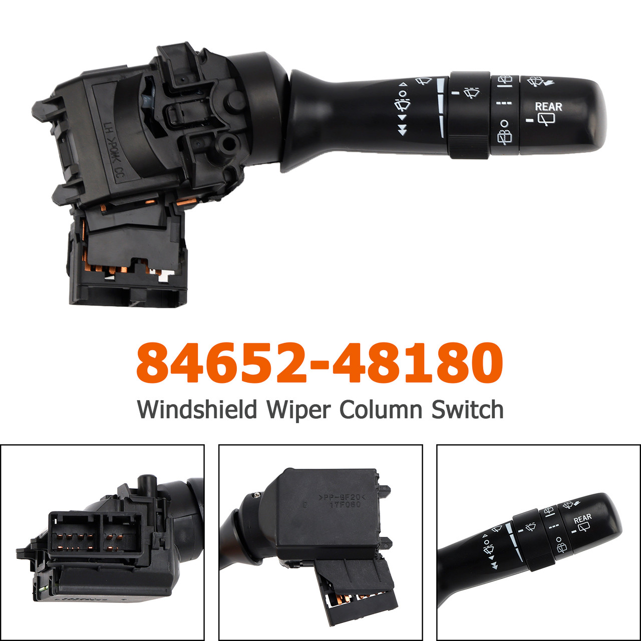 Windshield Wiper Column Switch 84652-48180 for Toyota RAV4 Prius 2007-2012