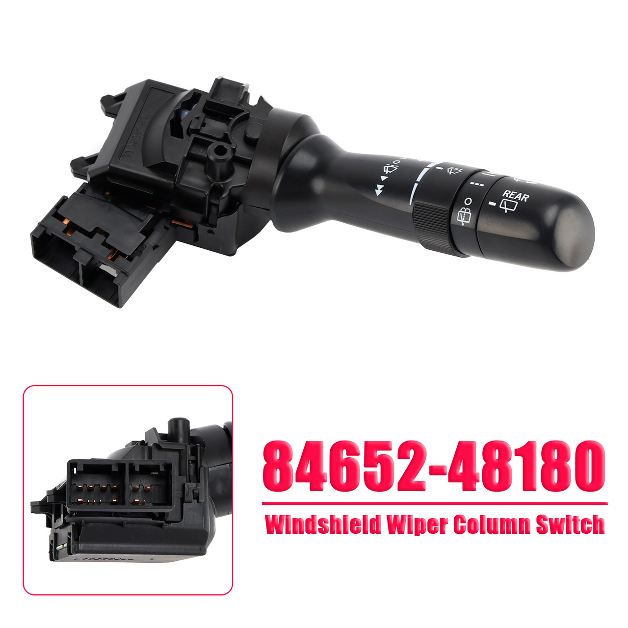 Windshield Wiper Column Switch 84652-48180 for Toyota RAV4 Prius 2007-2012