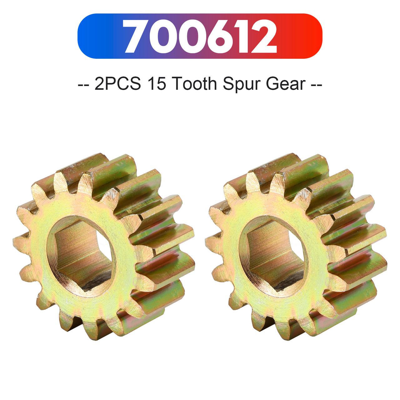 2PCS 700612 15 Tooth Spur Gear 10 DP/20 PA for Lippert RV Slide Out Systems