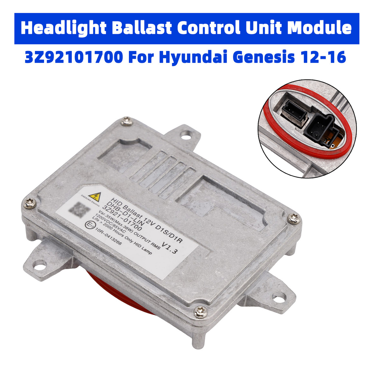Headlight Ballast Control Unit Module 3Z92101700 For Hyundai Genesis 12-16