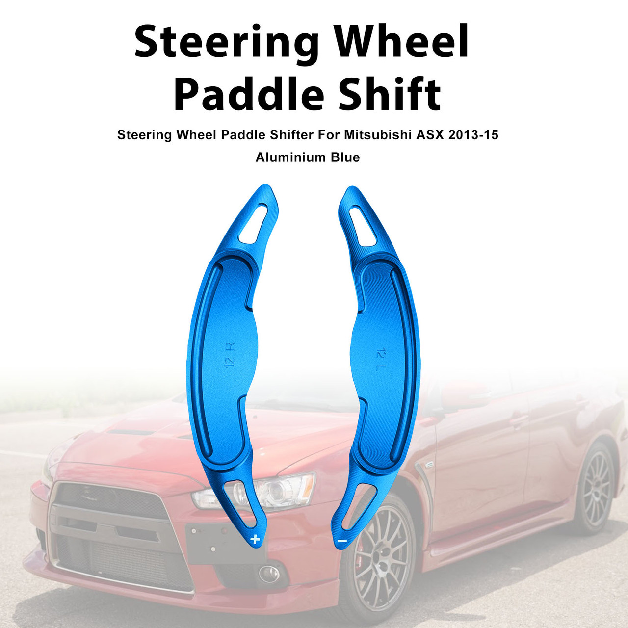 Steering Wheel Paddle Shifter For Mitsubishi ASX 2013-15 Aluminium Blue