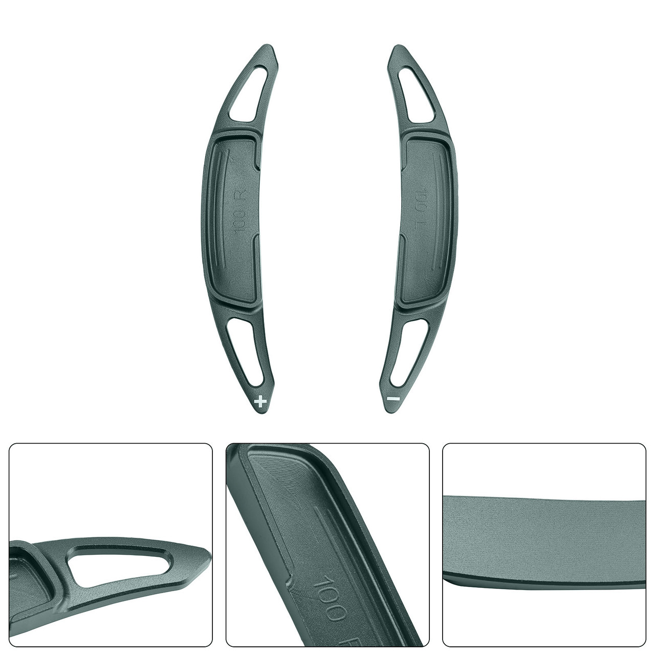 Steering Wheel Paddle Shifter For Renault Arkana 2021-24 Aluminium Grey