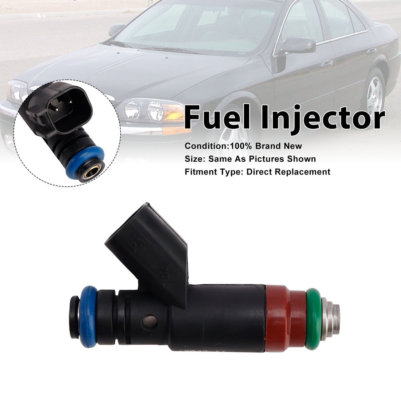 1Pcs Fuel Injector For Lincoln LS For Ford Thunderbird 2003-2005 3W43-AA