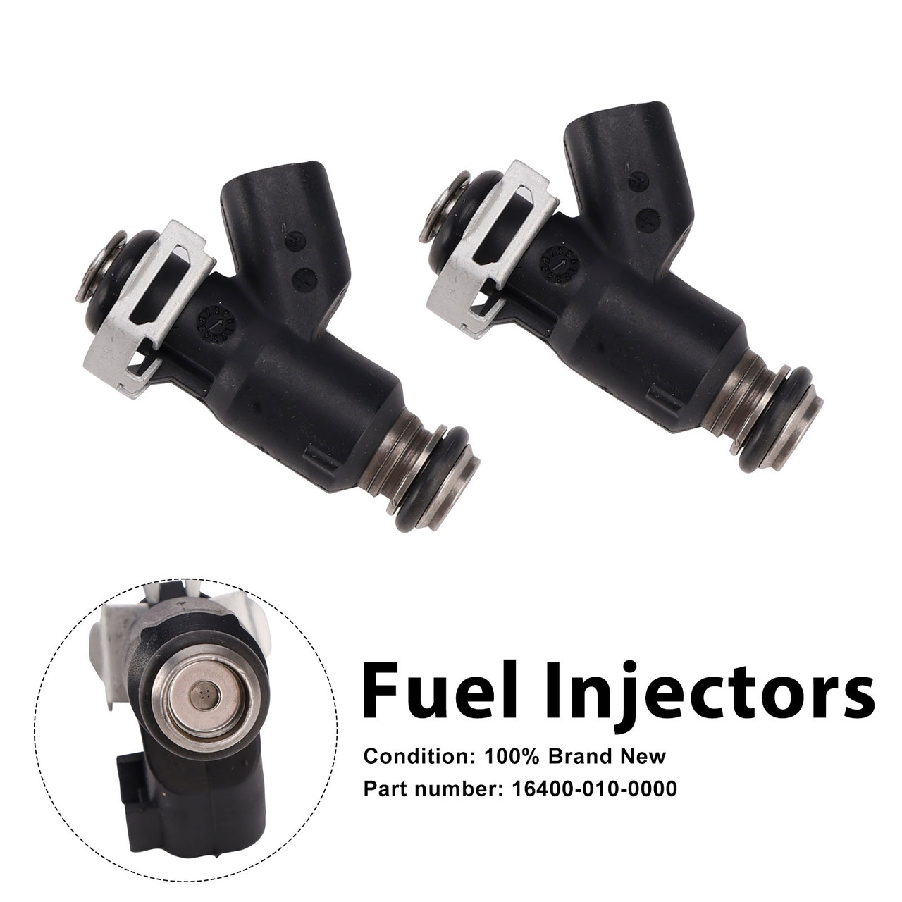 2PC 16400-010-0000 Fuel Injectors For UTV 800 MSU HiSUN BENNCHE COLEMAN