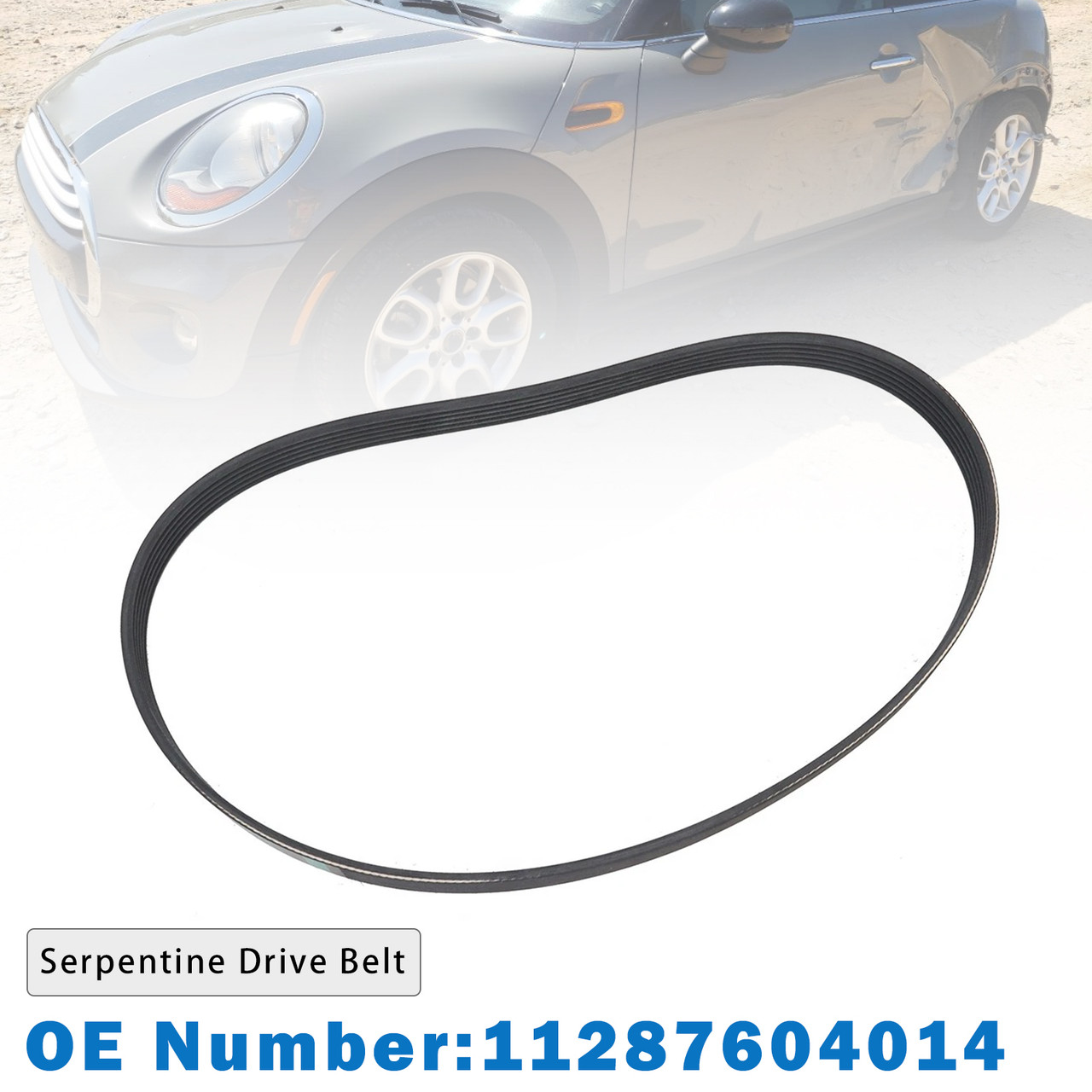 Alternator Serpentine Drive Belt for Mini Cooper Paceman Countryman 11-16