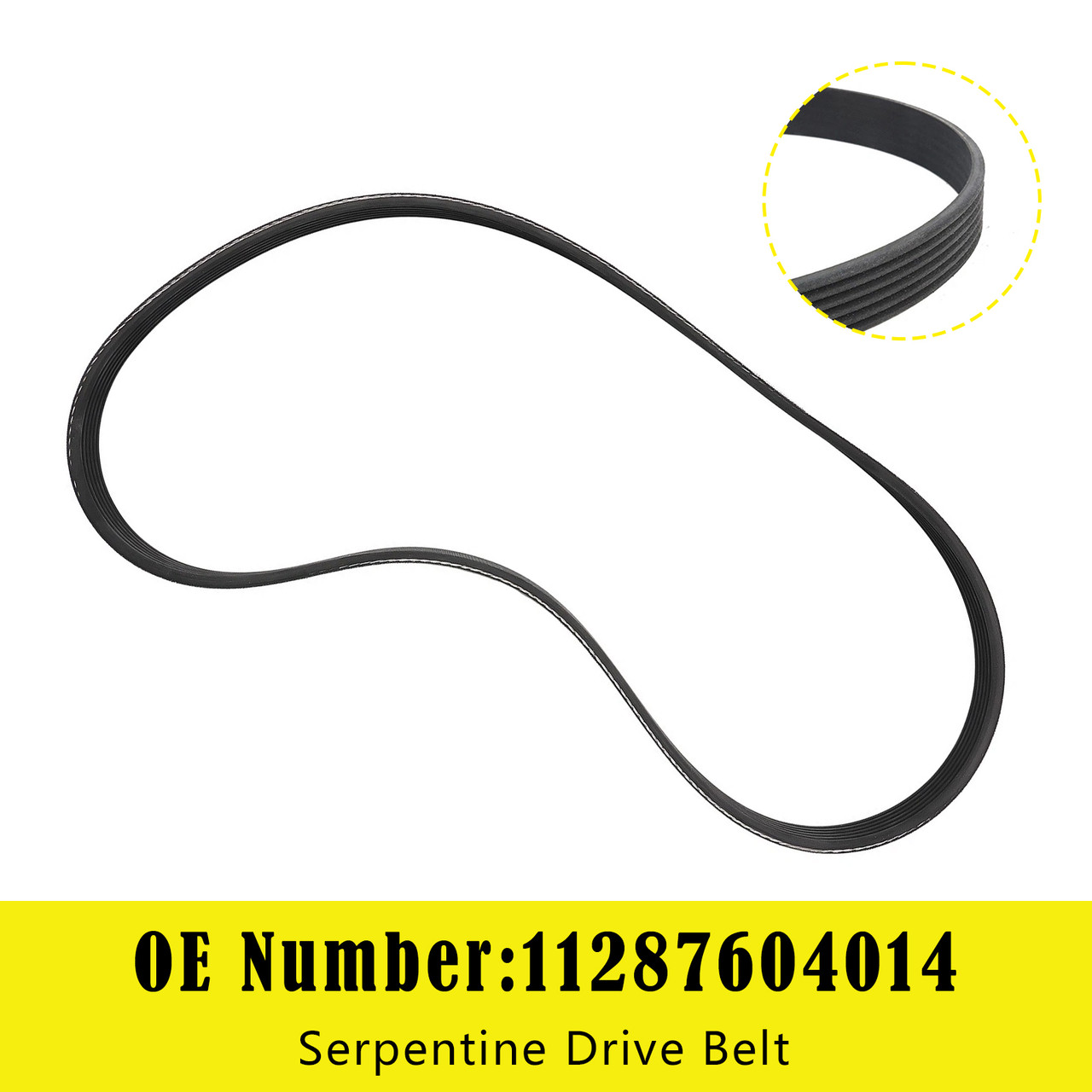 Alternator Serpentine Drive Belt for Mini Cooper Paceman Countryman 11-16