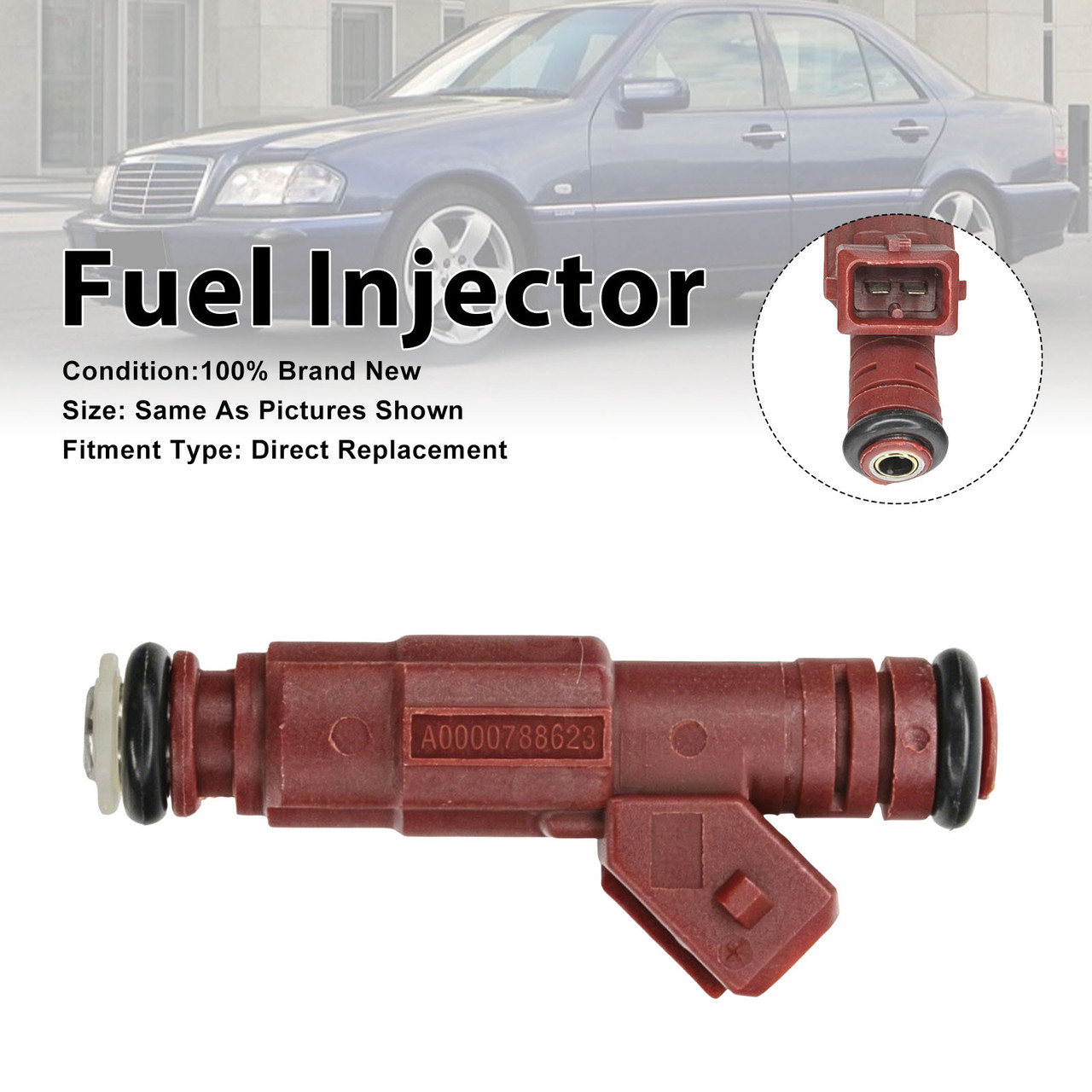 1Pcs Fuel Injector For Mercedes-Benz C280 1997 E320 1994-1997 0280155757