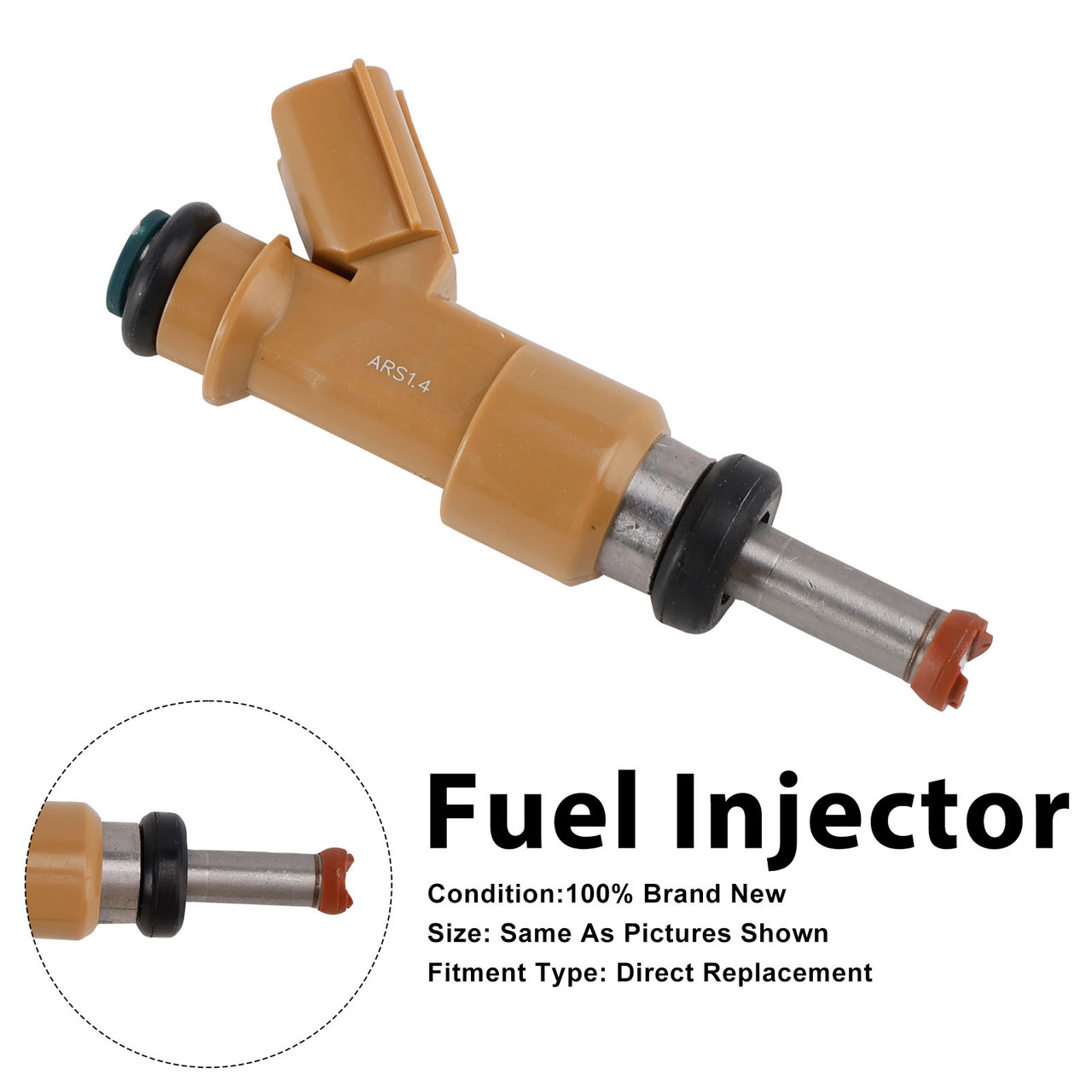1Pcs Fuel Injector For Toyota 4Runner 2010-19 Tundra 2012-2014 23209-39215