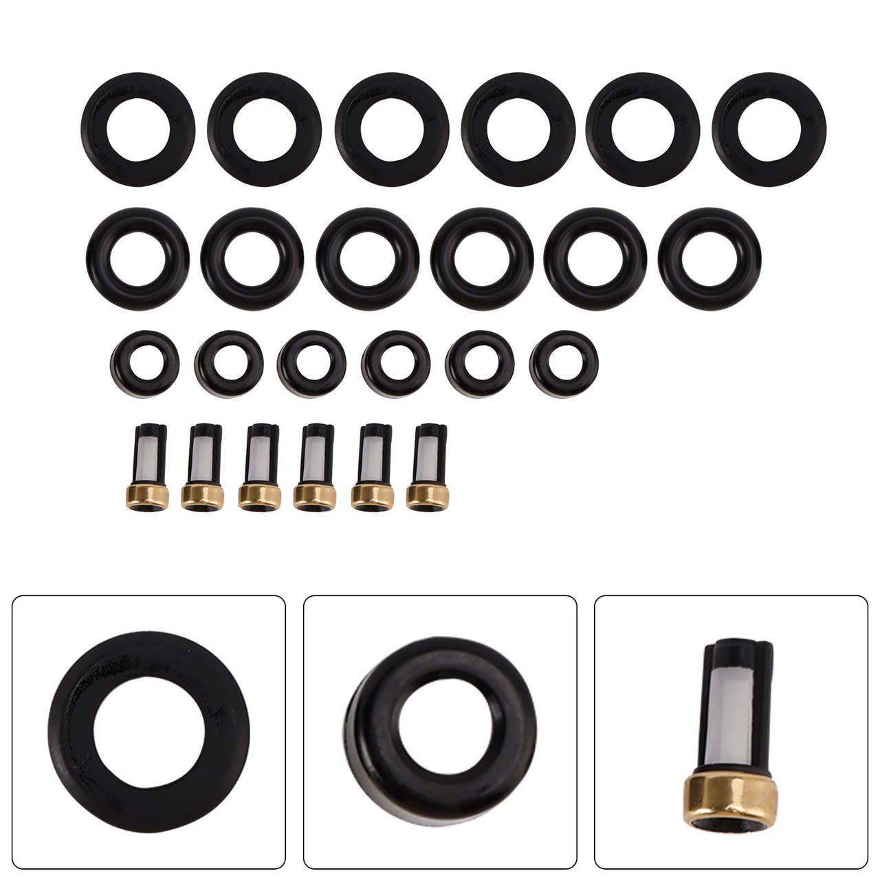 Fuel Injector Seal O-Ring 23250-0P030 Fit Toyota 4Runner 03-09 Tacoma 2005-15