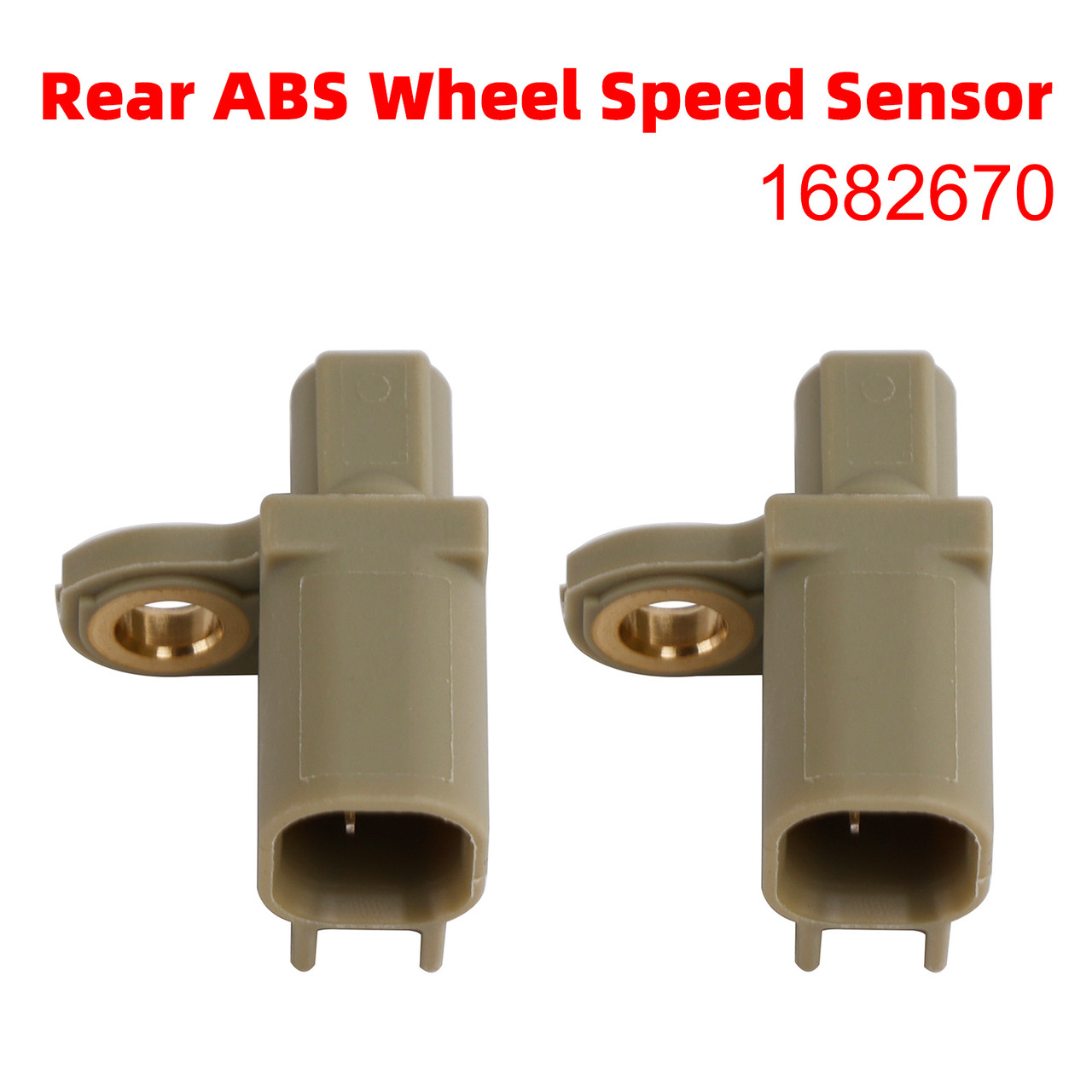 2PC Rear Left&Right ABS Wheel Speed Sensor for Ford Kuga 2.0D 2012 on 1682670