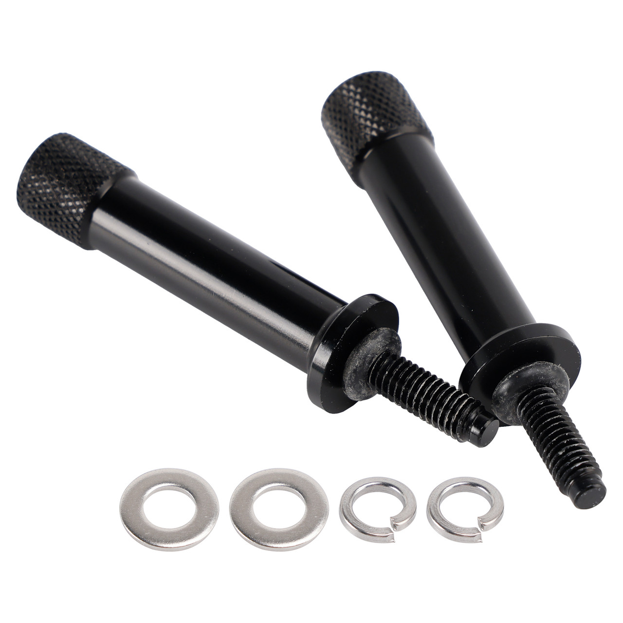 Quick Release Seat Bolts Black For Bonneville & T100 Thruxton 900 Scrambler 900