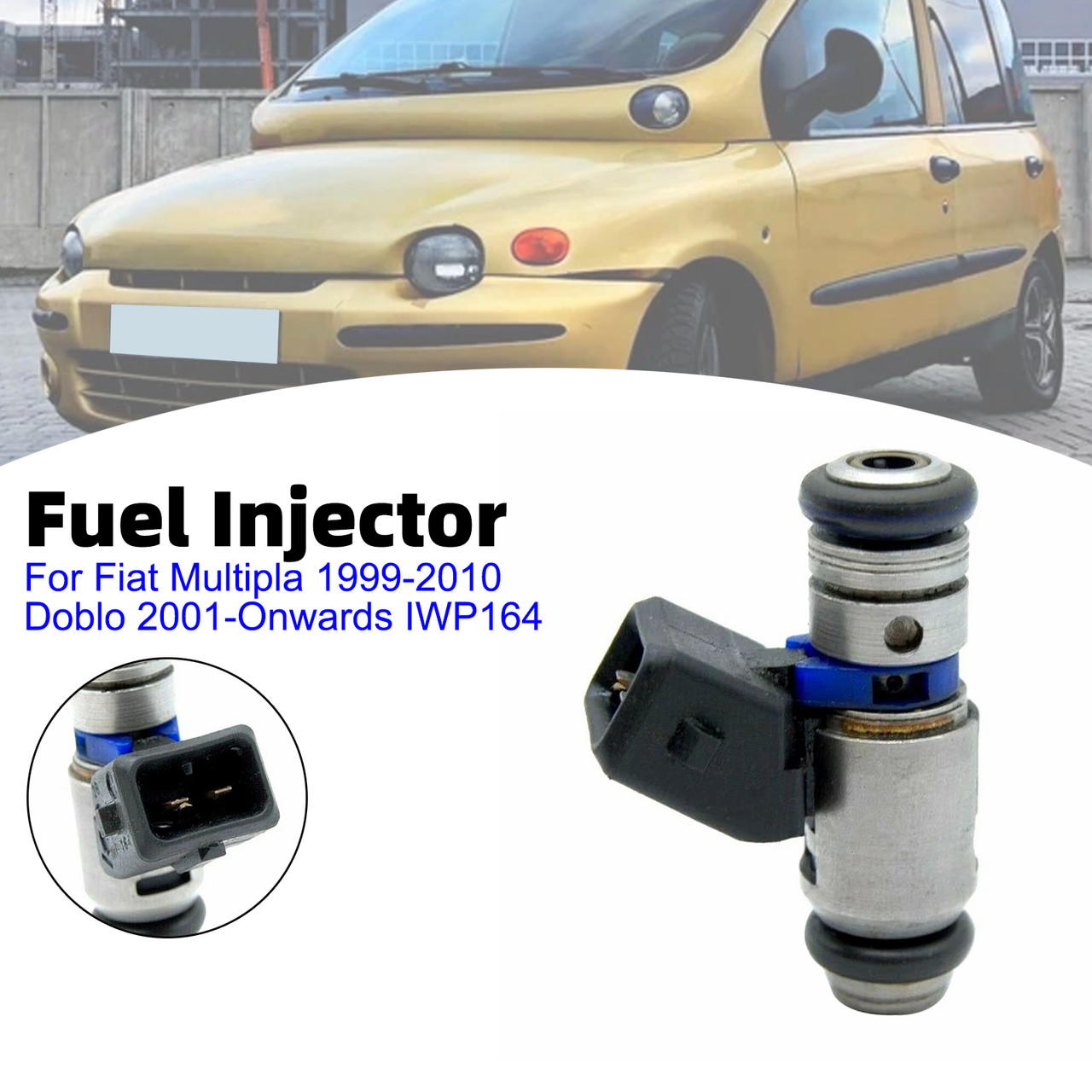1Pcs Fuel Injector For Fiat Multipla 1999-2010 Doblo 2001-Onwards IWP164
