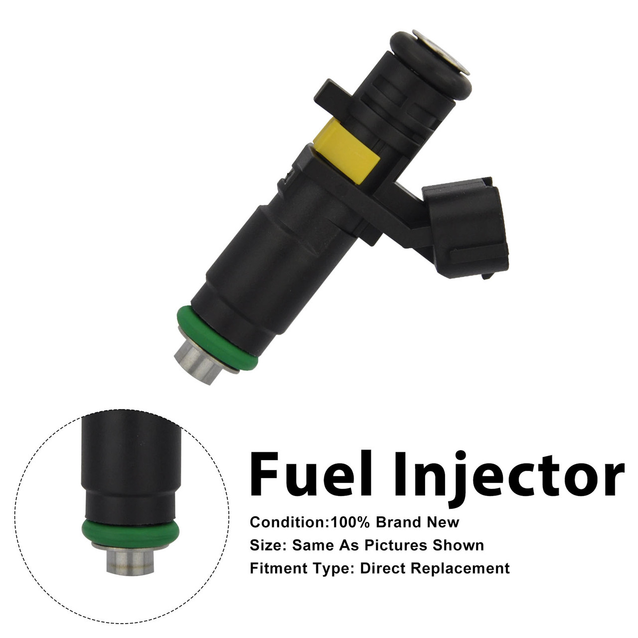 1Pcs Fuel Injector For Volkswagen Bora 2.5 2006 Jetta 2005-2006 07K906031B