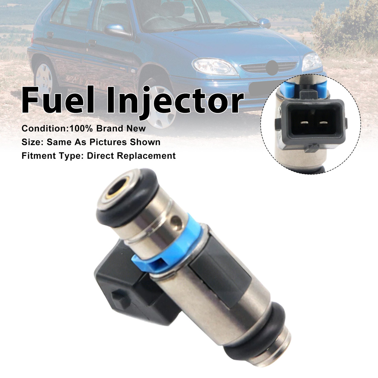 1Pcs Fuel Injector For Fiat Coupe 175 1996-2000 Stilo 192 2001-2008 iwp006