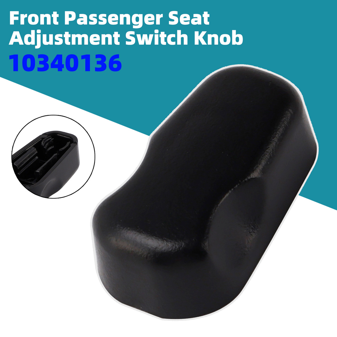 Front Passenger Seat Adjustment Switch Knob for Chevrolet 2006-2016 10340136
