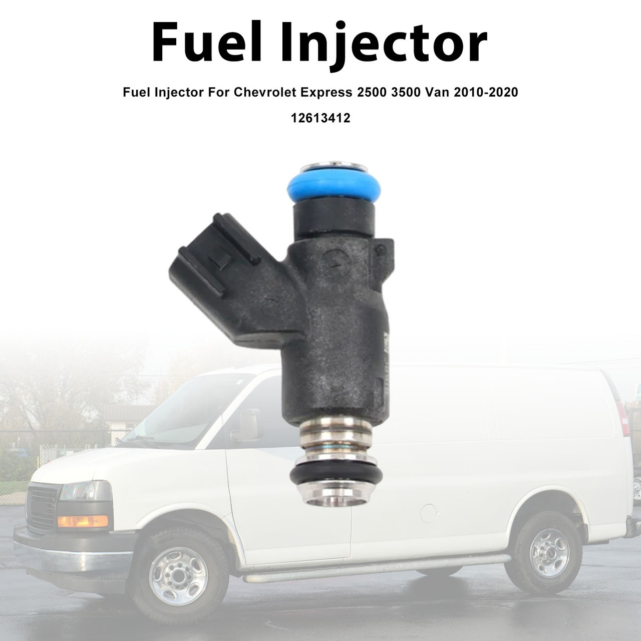 1Pcs Fuel Injector For Chevrolet Express 2500 3500 Van 2010-2020 12613412