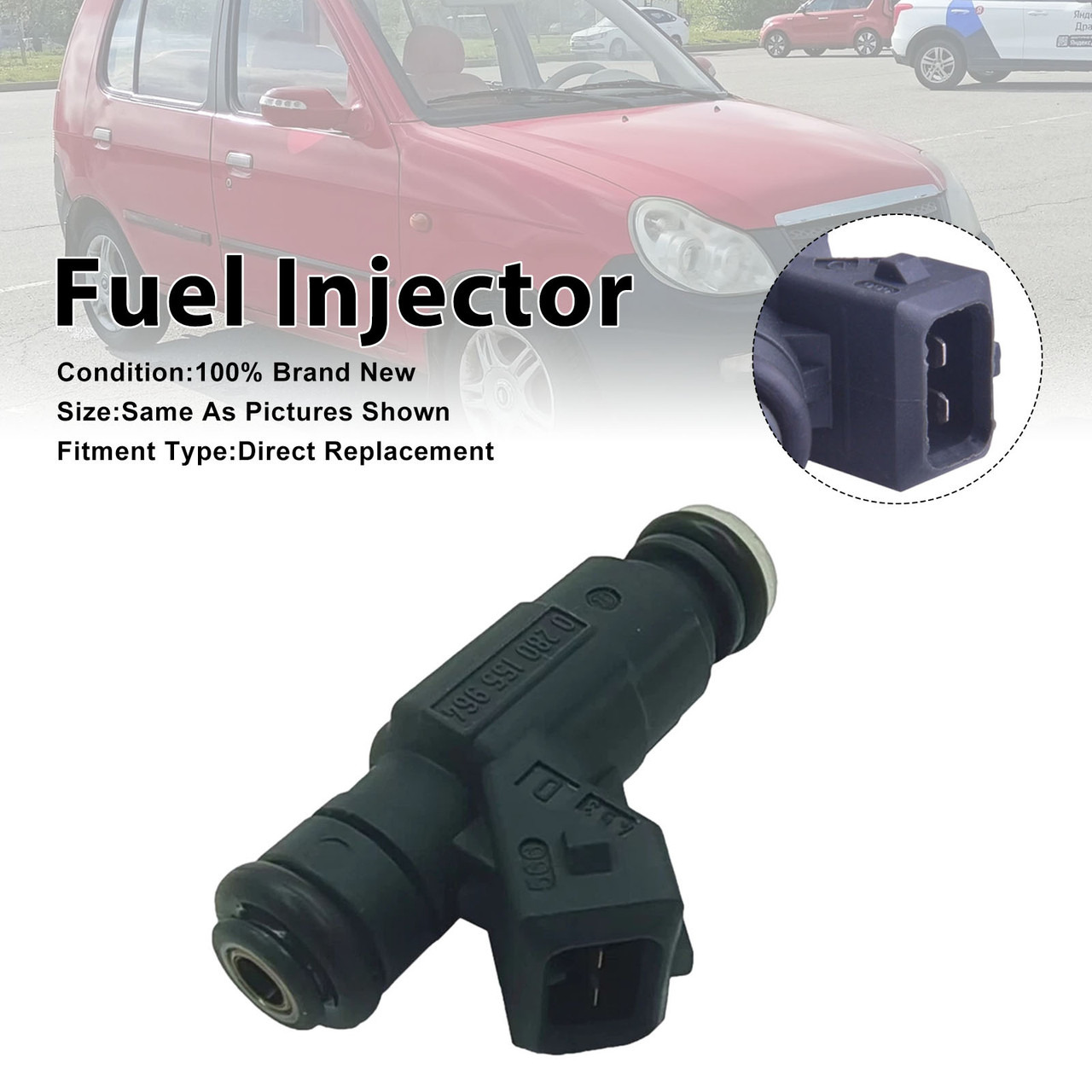 1Pcs Fuel Injector For Chana Pickup 2007 For Chery QQ 2003 0280155964