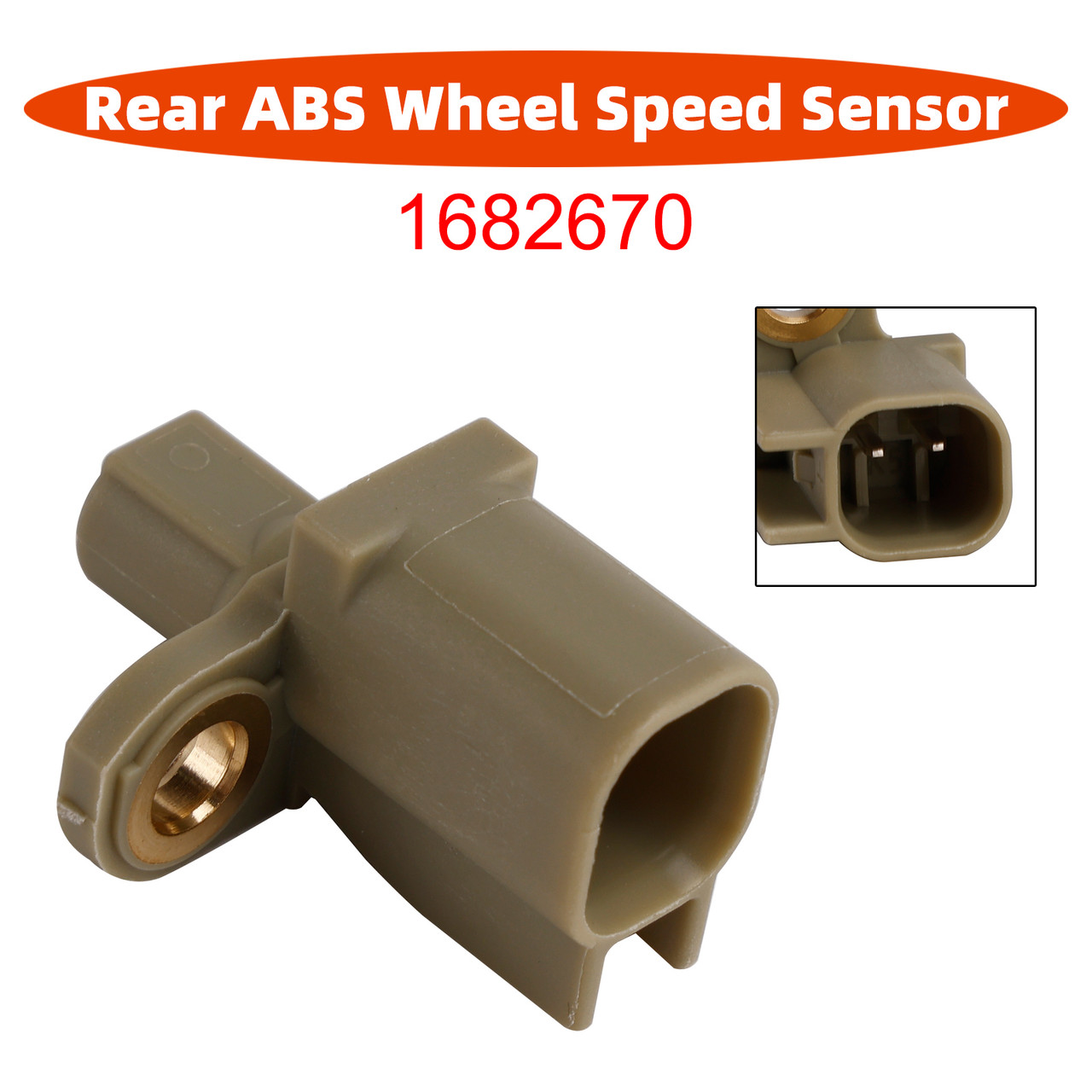 Rear Left or Right ABS Wheel Speed Sensor for Ford Kuga 2.0D 2012 on 1682670