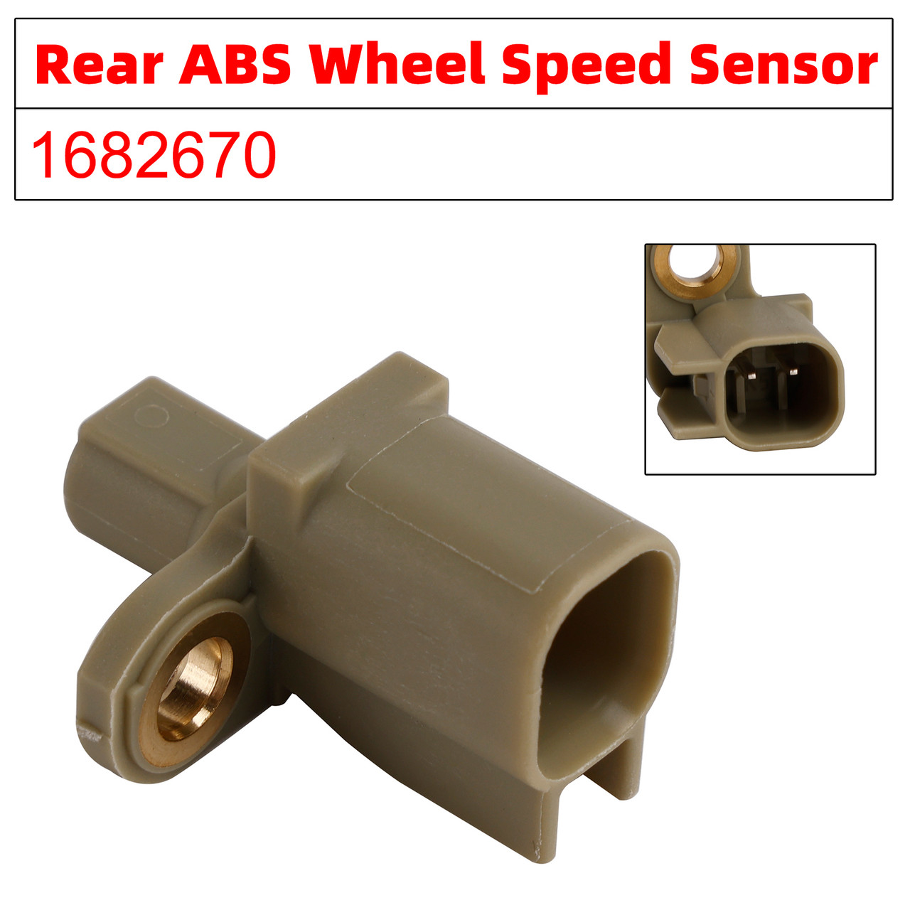 Rear Left or Right ABS Wheel Speed Sensor for Ford Kuga 2.0D 2012 on 1682670
