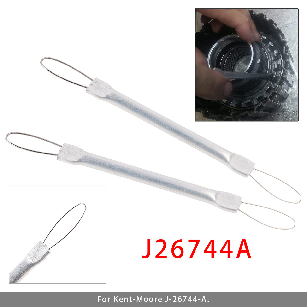 2PCS T-0015 Universal Lip Seal Installer & Remover Transmission Tool J-26744-A