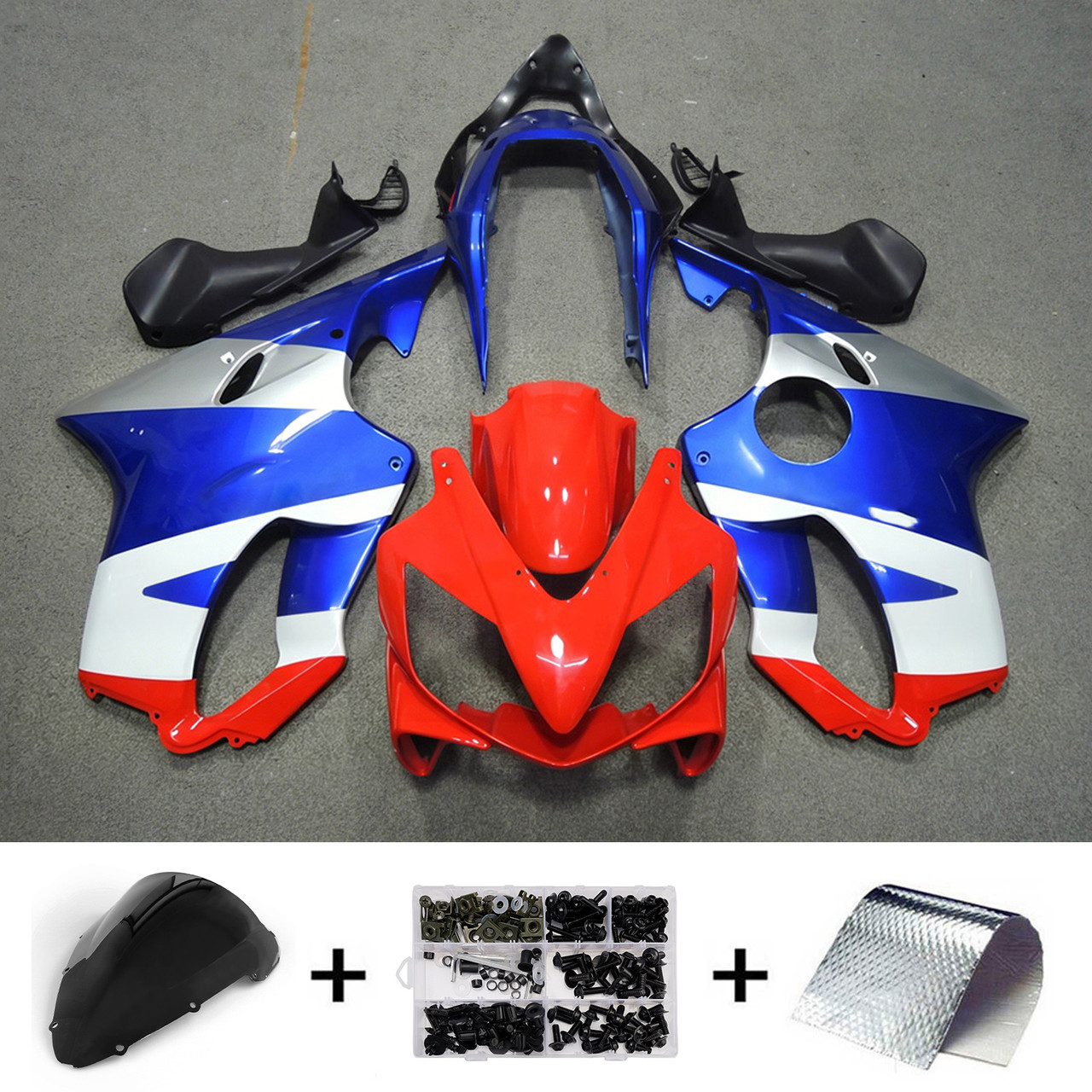 Injection Fairing Kit Bodywork Plastic ABS For Honda CBR600 F4i 2004-2007