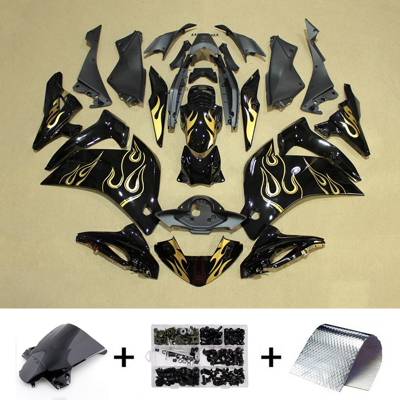 Injection Fairing Kit Bodywork Plastic ABS For Honda CBR250R 2011-2015