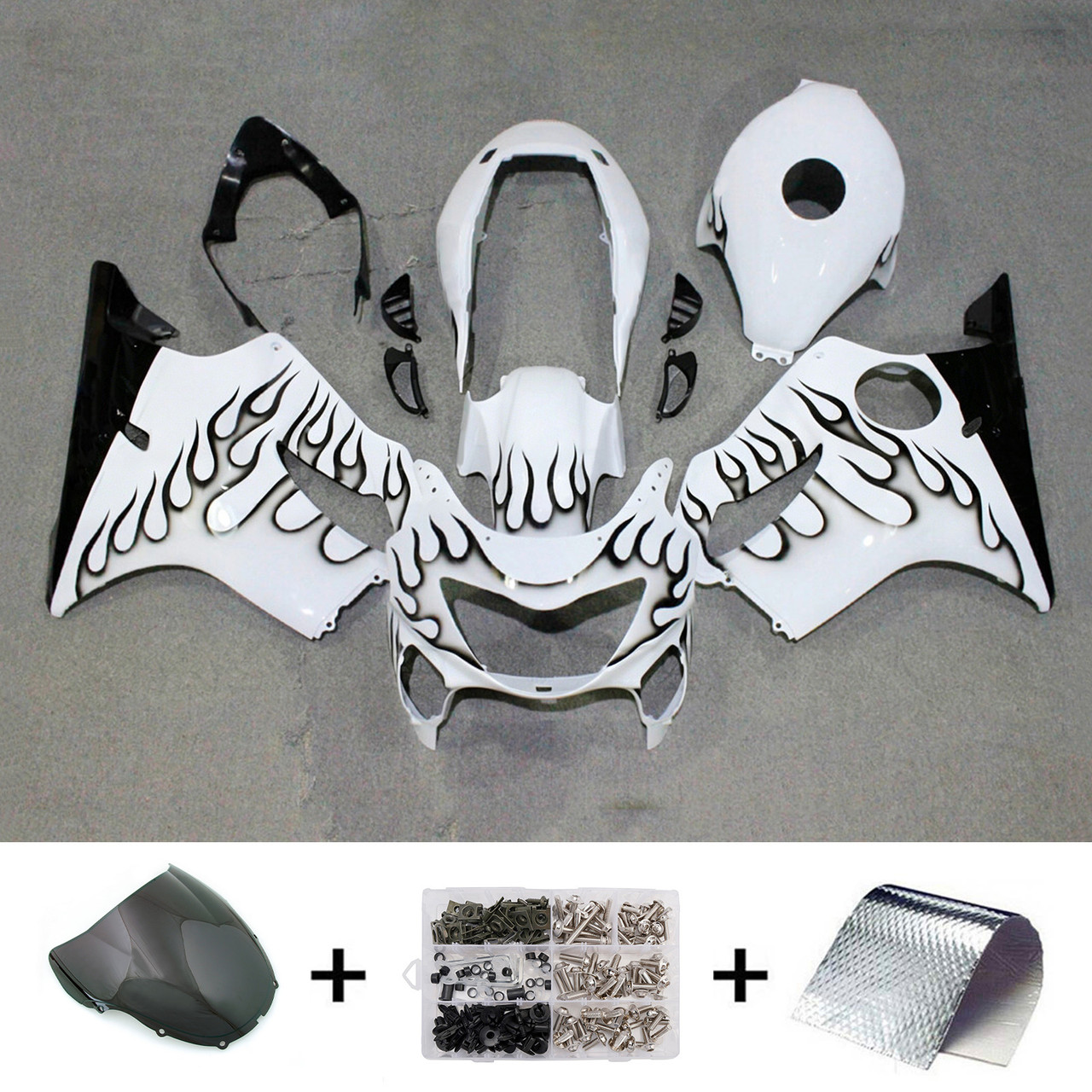 Injection Fairing Kit Bodywork Plastic ABS For Honda CBR600 F4 1999-2000