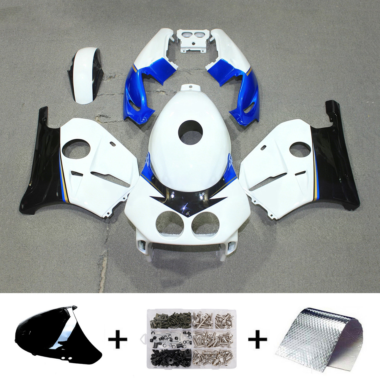 Injection Fairing Kit Bodywork Plastic ABS For Honda CBR250RR MC22 1990-1998