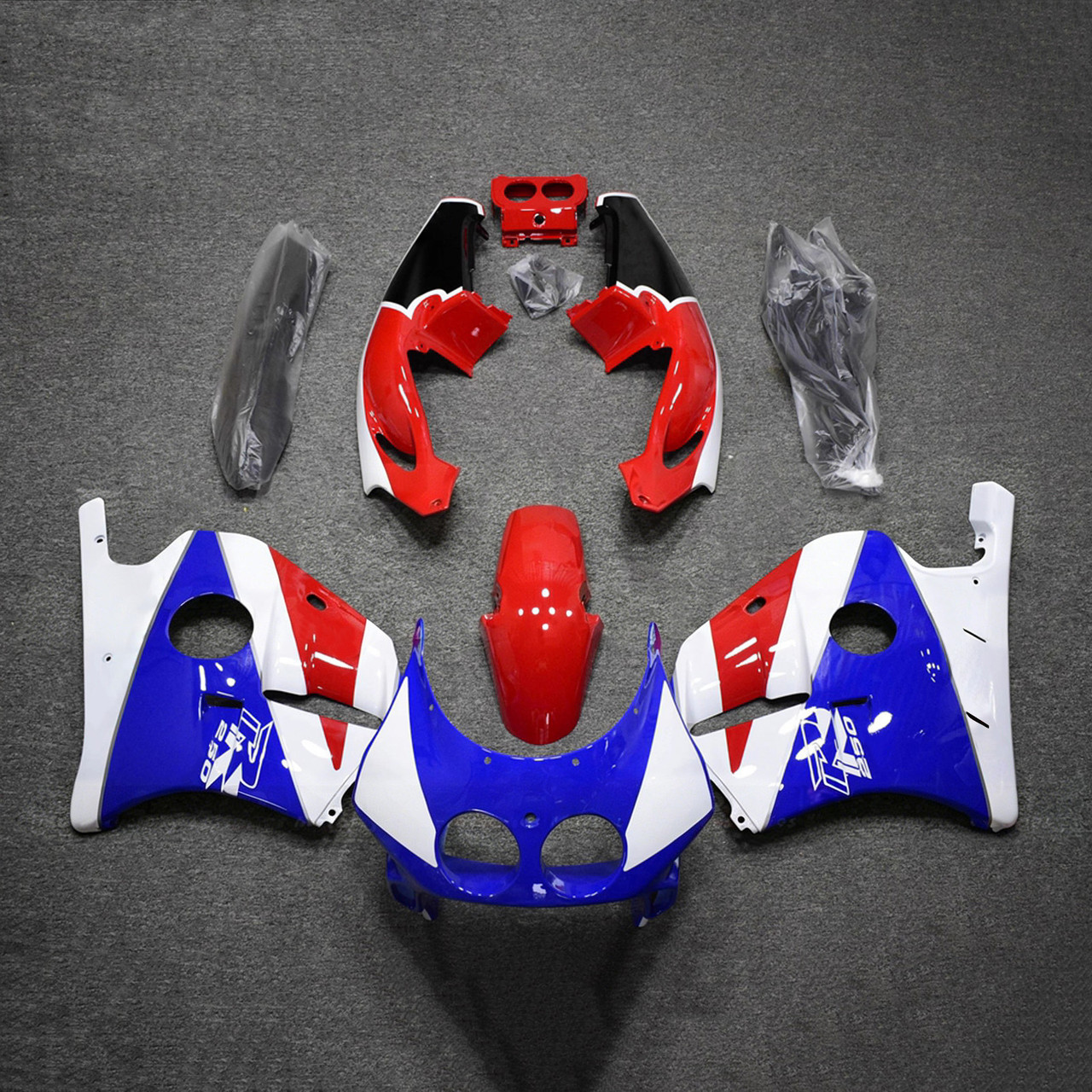 Injection Fairing Kit Bodywork Plastic ABS For Honda CBR250RR MC22 1990-1998