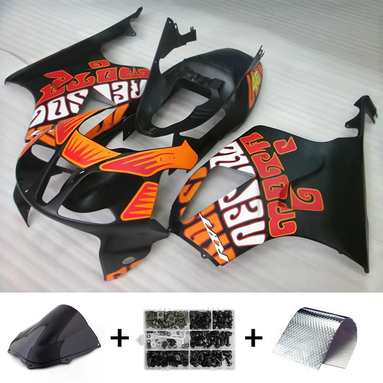 Injection Fairing Kit Bodywork Plastic ABS For Honda VTR1000 RC51 2000-2006