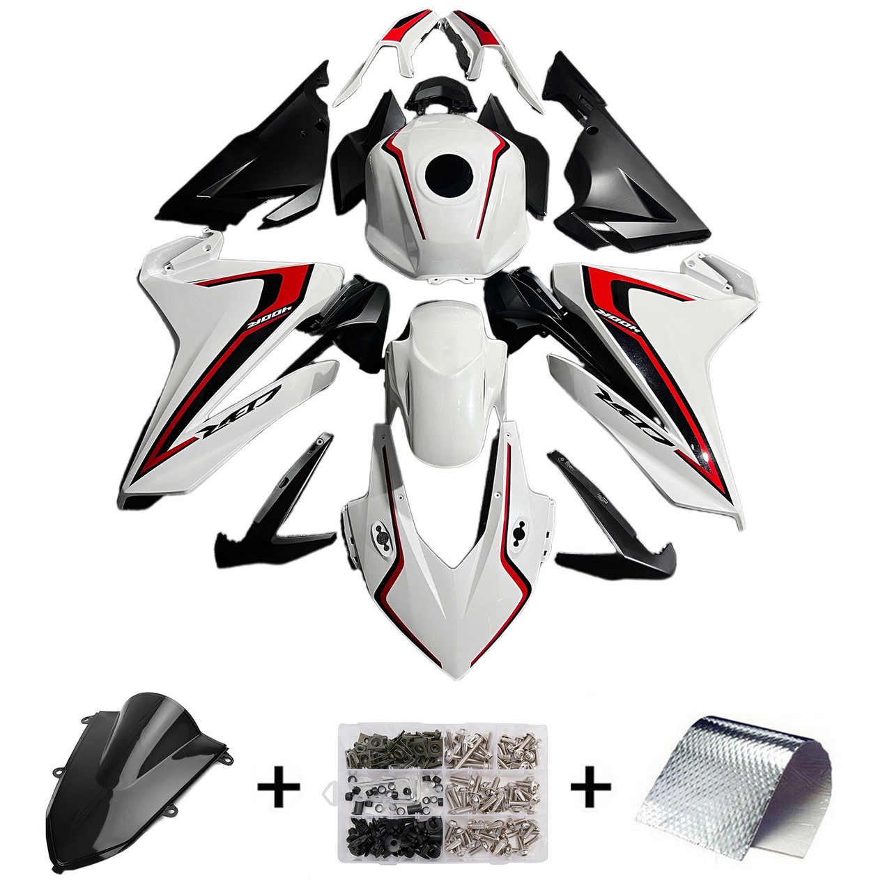 Injection Fairing Kit Bodywork Plastic ABS For Honda CBR400R 2022