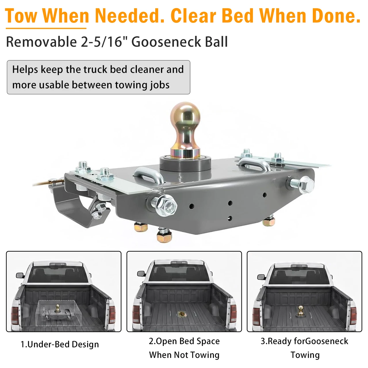 Gooseneck Hitch kit GNRK1320 for Ram 2500 3500 Trucks 2019-2026