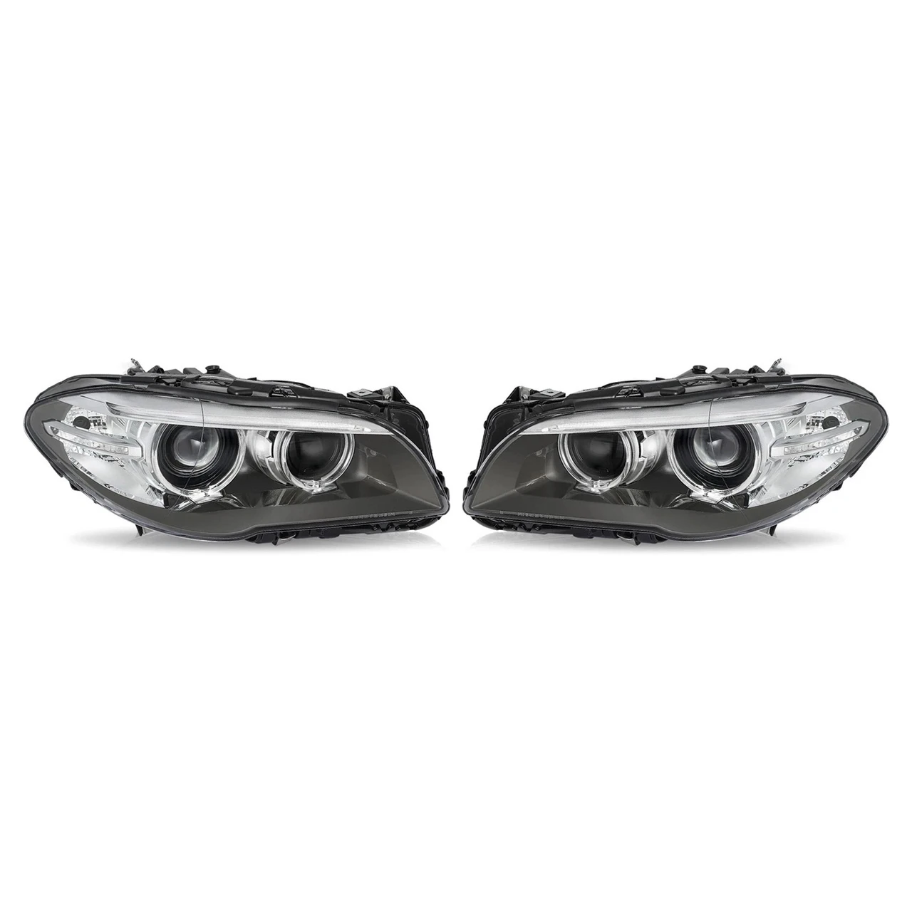 Front Left+Right HID Xenon Headlight W/o AFS For BMW 5Series 528i 535i 2014-2017