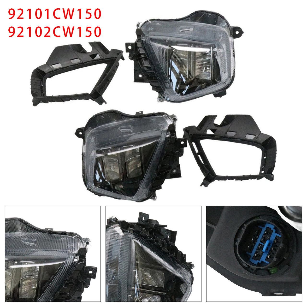 Front Left+Right Led Headlight For Hyundai Tucson Sel 2022-2024