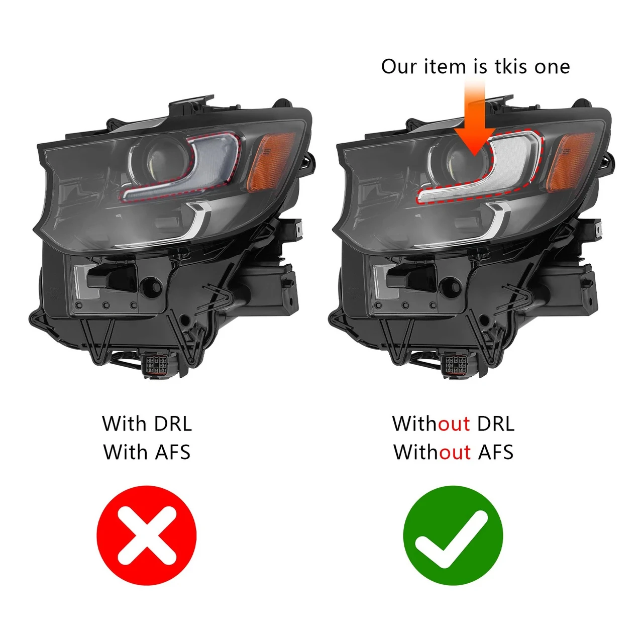 Right LED Head Light Without DRL/AFS For Mazda CX-90 2024-2025 KR9D51030