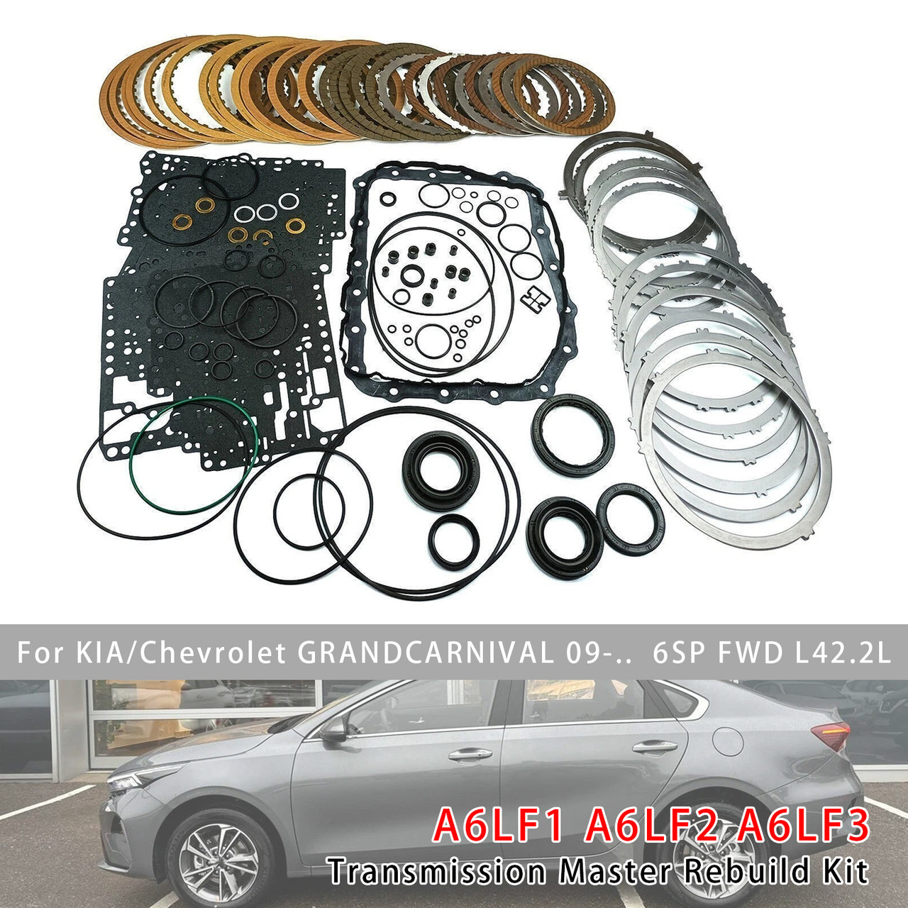 A6LF1 A6LF2 A6LF3 Transmission Master Rebuild Overhaul Kit For Hyundai Kia