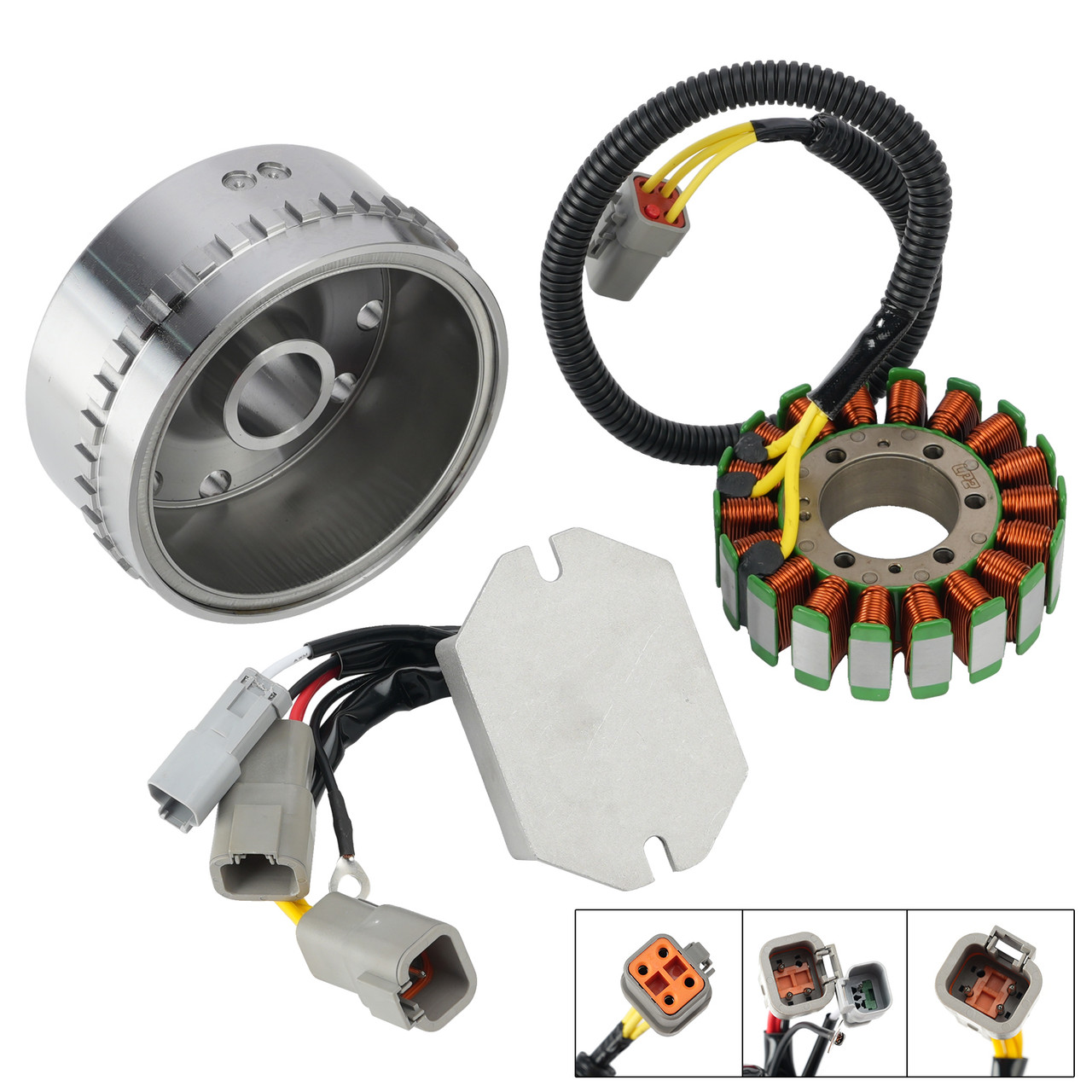 Improved Flywheel Rotor Stator Regulator For Ski-Doo 600 800 HO SDI 2003-2010