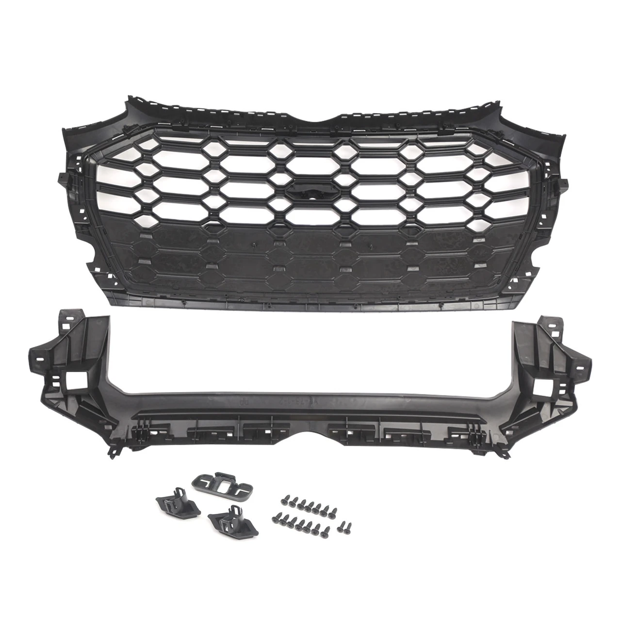 RSQ5 Style Front Honeycomb Mesh Grille Grill Fit Audi Q5 SQ5 2021-2025