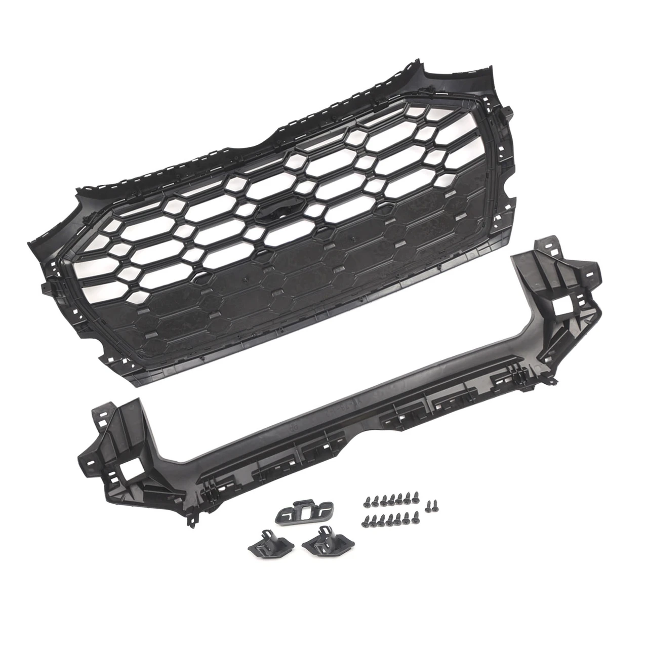 RSQ5 Style Front Honeycomb Mesh Grille Grill Fit Audi Q5 SQ5 2021-2025
