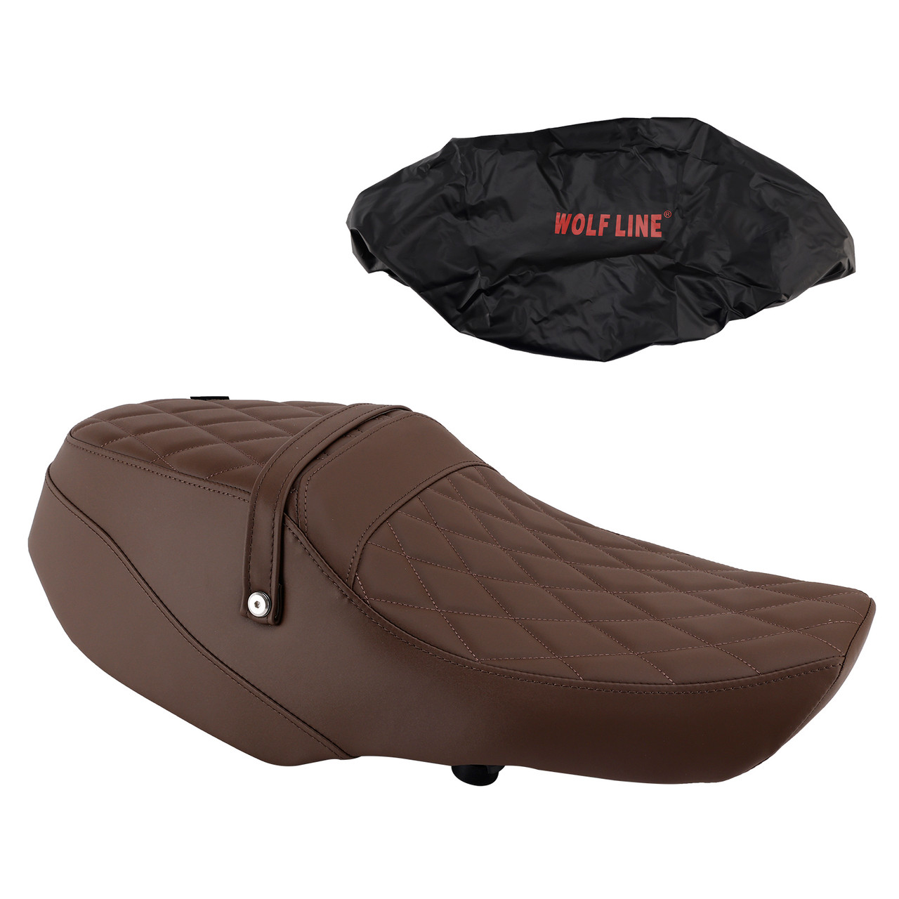 Front Raider Seat Driver Cushion Pu Fit Brown For Yamaha Xsr900 Xsr 900 22-25
