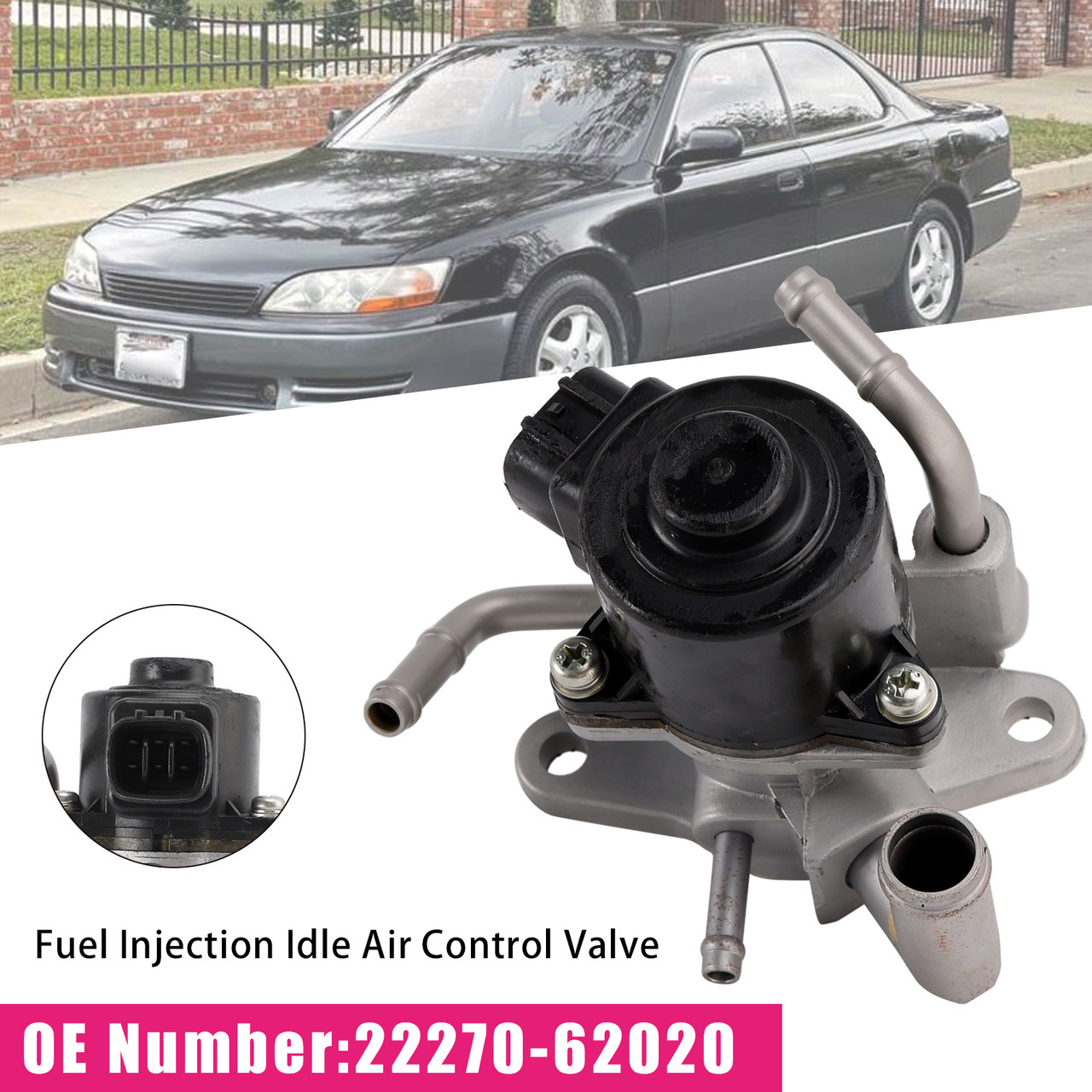 Fuel Injection Idle Air Control Valve 22270-62020 For Toyota Camry Lexus ES300