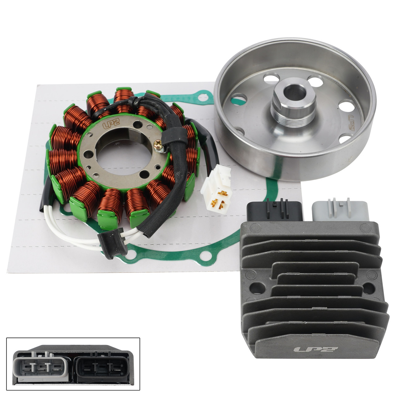Flywheel Rotor Stator Regulator Gasket Kit For Suzuki GSXS1000 GSX-S 1000 22-26