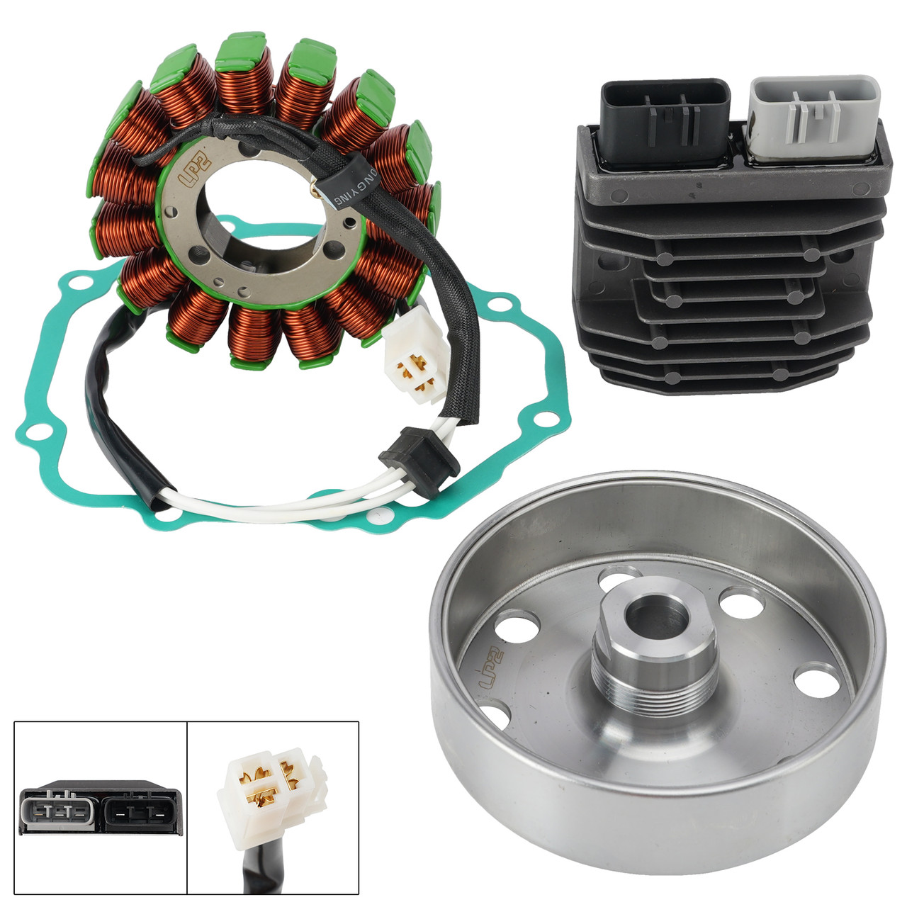 Flywheel Rotor Stator Regulator Gasket Kit For Suzuki GSXS1000 GSX-S 1000 15-21