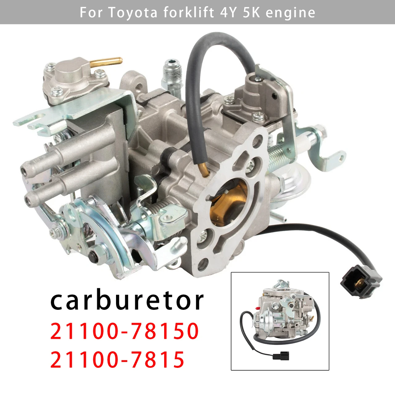 Carburetor 21100-78150 21100-7815 For Toyota Forklifts 4Y 5K Engines