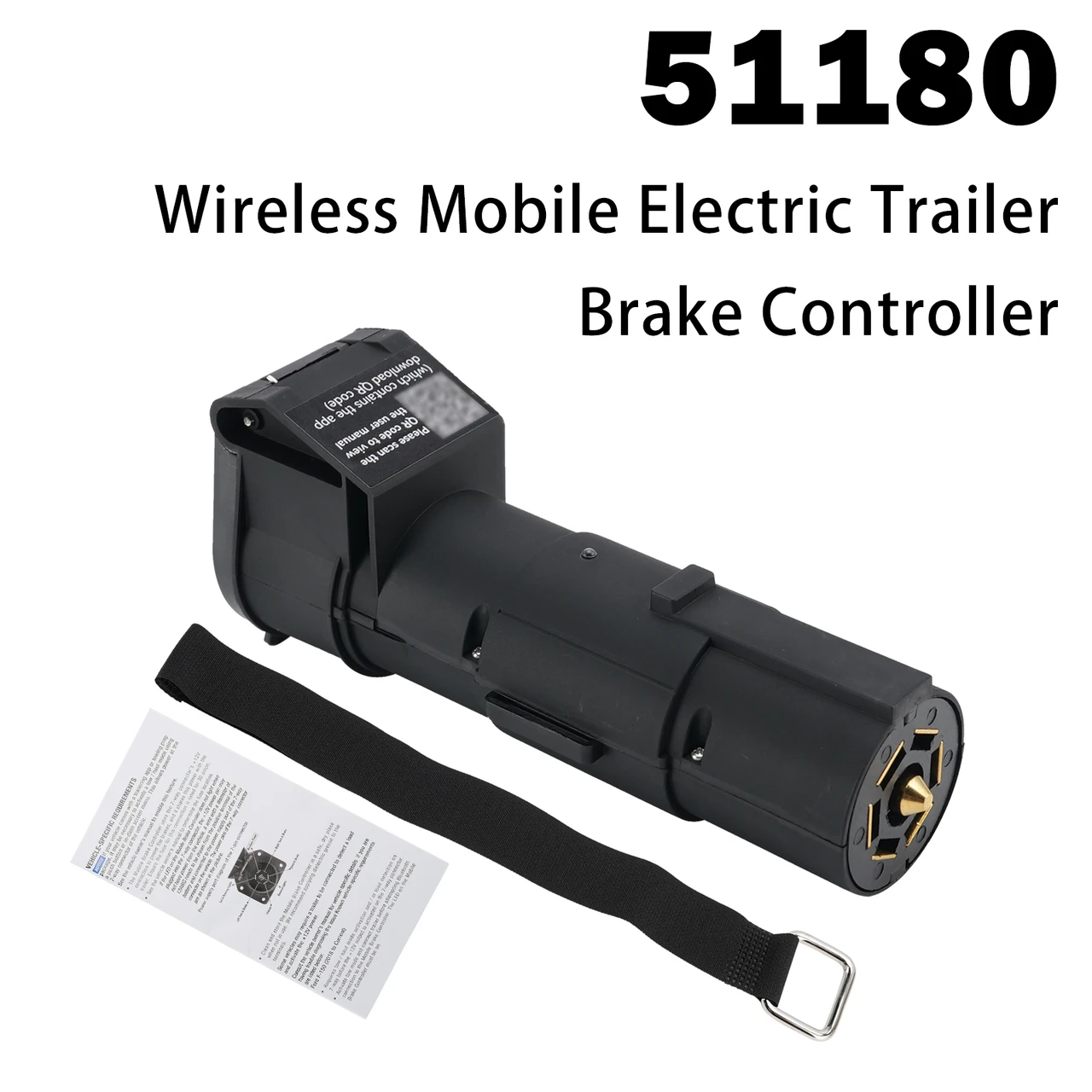 51180 Wireless Mobile Electric Trailer Brake Controller with Bluetooth-Enabled