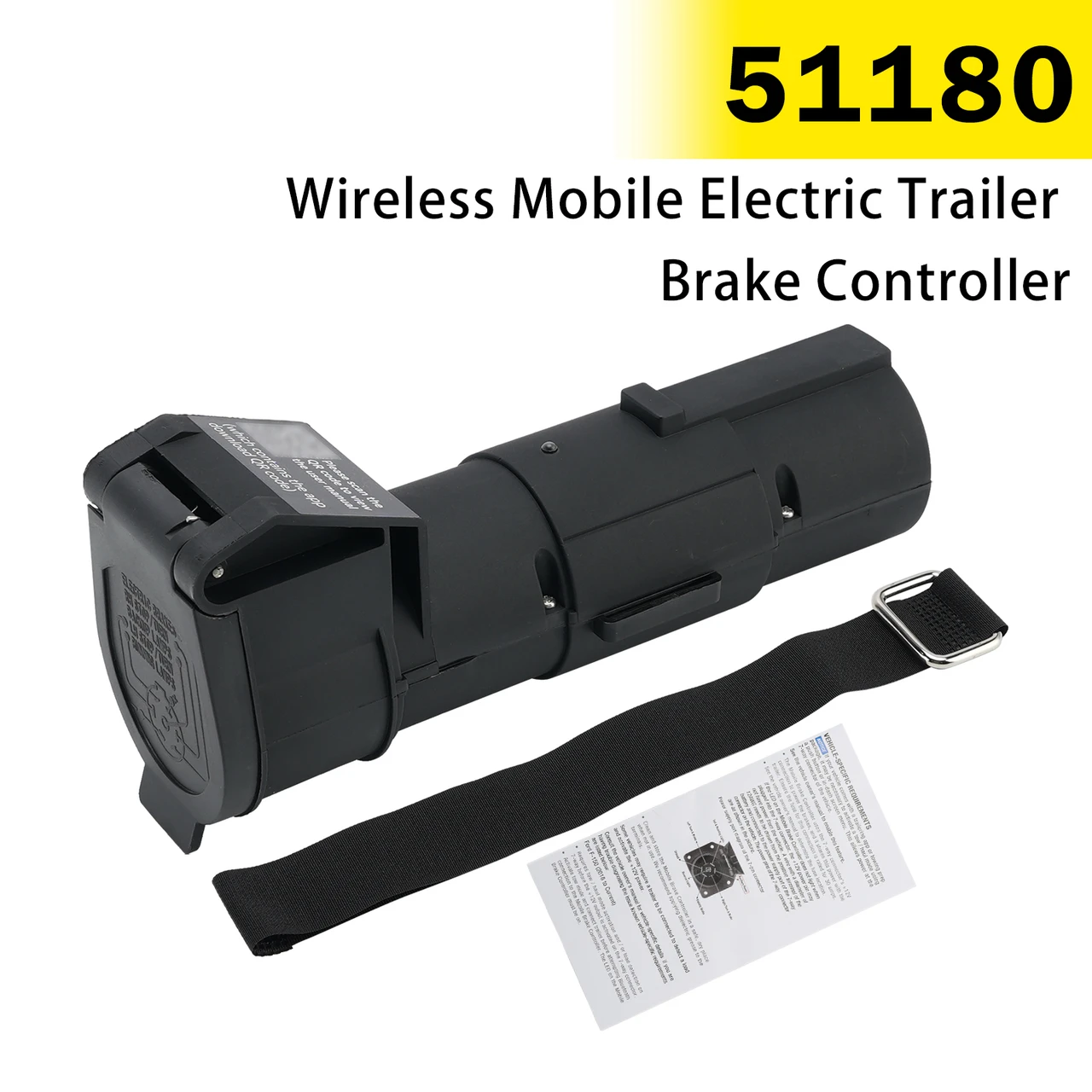 51180 Wireless Mobile Electric Trailer Brake Controller with Bluetooth-Enabled