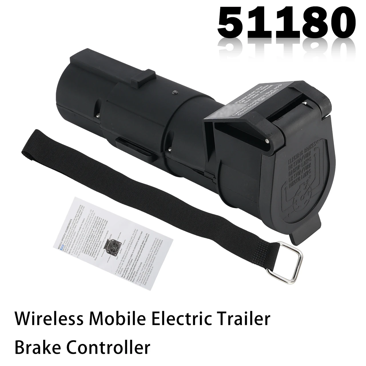 51180 Wireless Mobile Electric Trailer Brake Controller with Bluetooth-Enabled