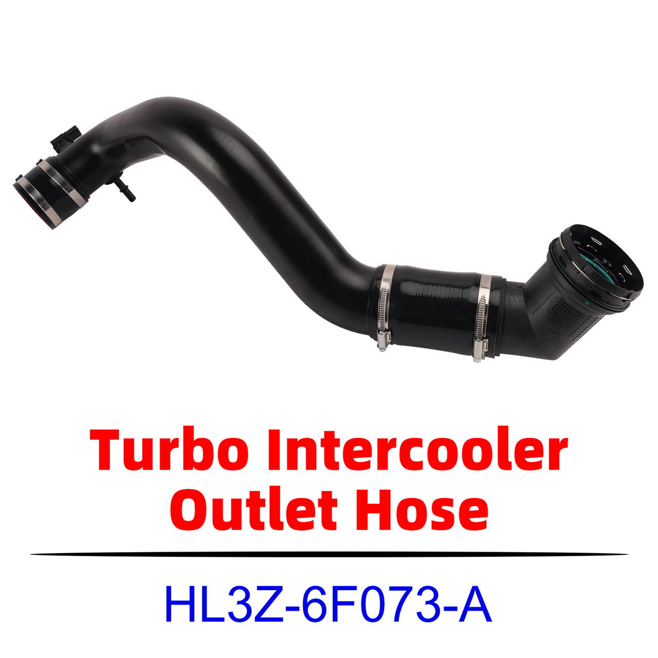 HL3Z-6F073-A Turbo Intercooler Outlet Hose Pipe Tube for Ford F-150 3.5L 17-20